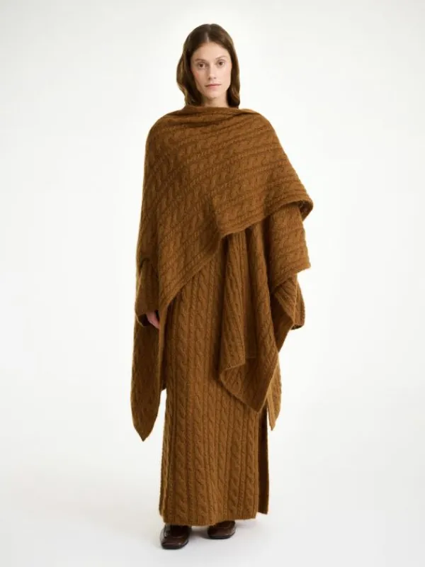 Clearance Kassillas Poncho aus Wollmischung Strickmode | Mäntel & Jacken