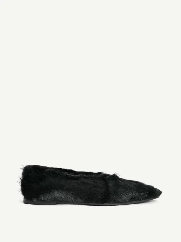 Cheap Merina Flats aus Leder Schuhe